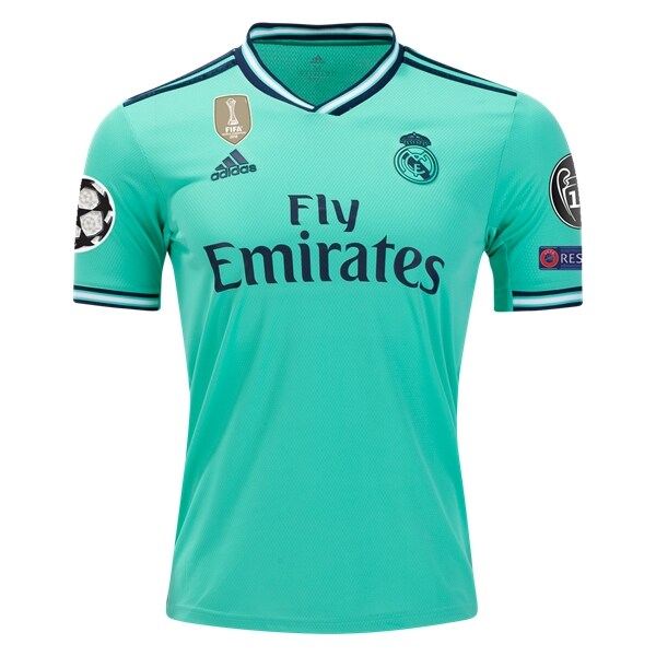 Eden Hazard Real Madrid Green 2019-20 Soccer Jersey Shirt - Click Image to Close